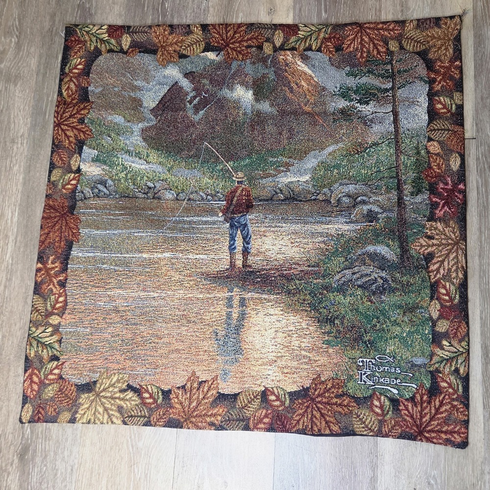 Almost Heaven Tapestry Wall Hanging By Thomas Kinkade Studios 27X27 *READ